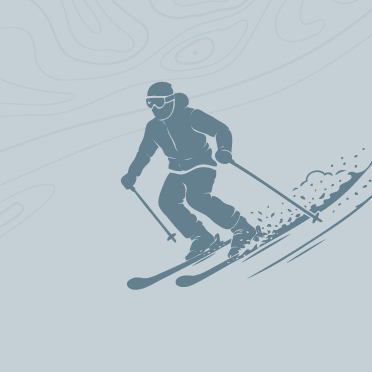 Skieur en descente